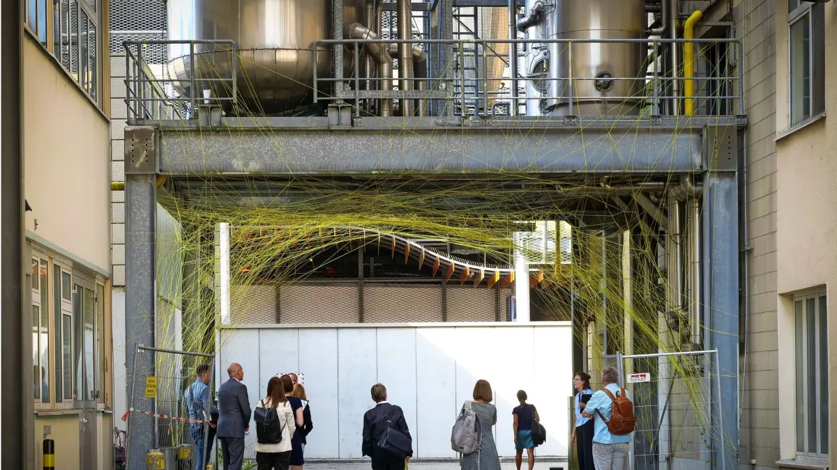 Ludwigsburg - NEULAND öffnet am 24. September auf dem Franck-Areal in Ludwigsburg seine Tore. Mit dem Projekt macht die Stadt Ludwigsburg gemeinsam mit der Wüstenrot Stiftung das ehemalige Industrieareal der Firma Franck erstmals für Publikum zugänglich. Beim Werkstattgespräch wird das Programm von „NEULAND: Festival für Stadt Raum Kunst“ vorgestellt und exklusive Einblicke in das Gelände und den Produktionsprozess von NEULAND gegeben.