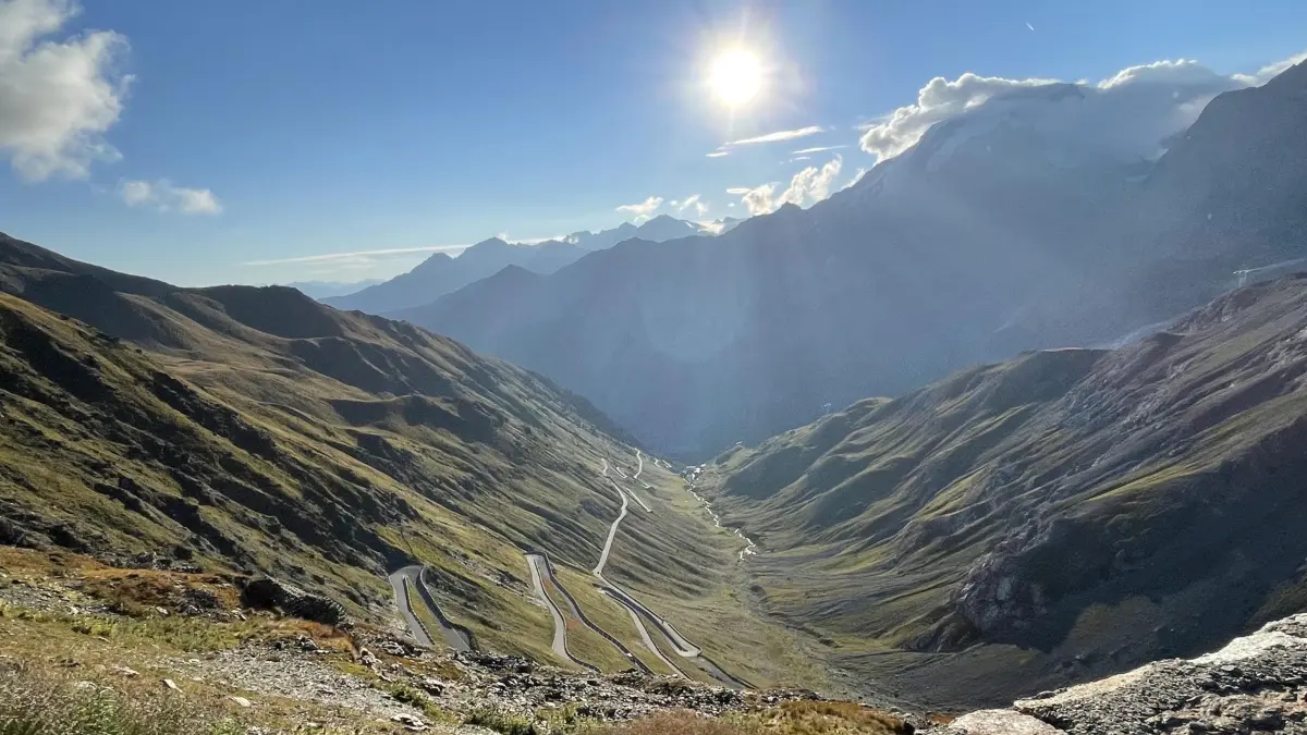 Wunderschöner Ausblick aufs Stilfser Joch.