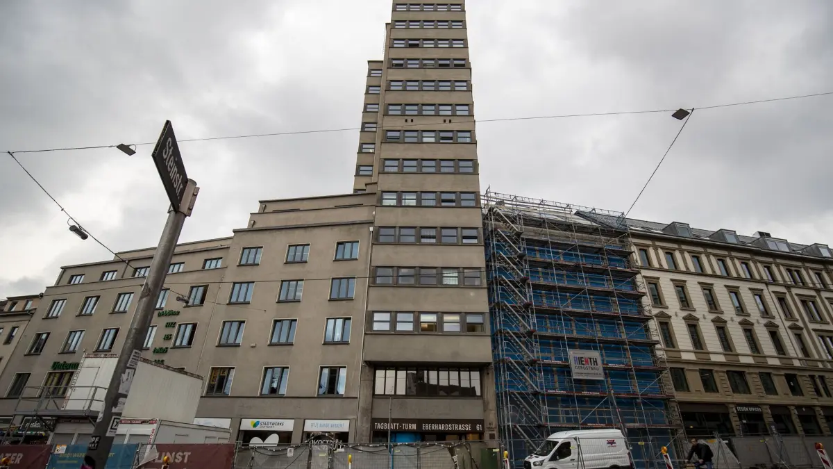 #Architektur Serie Bauhaus: Der Tagblattturm in der Eberhardtstra§e.