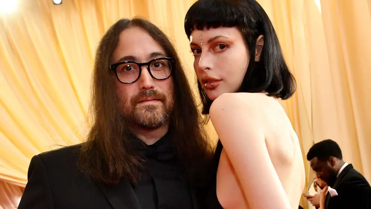 Sean Ono Lennon and Charlotte Kemp Muhl attends the 96th Annual Academy Awards at the Dolby Theatre in Hollywood, California on March 10, 2024. (Photo by Valerie Macon / AFP)