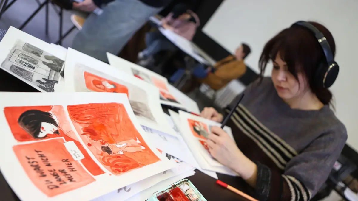 24-Stunden-Comic-Session in Merz Akademie
Swea Kittel, Künstlerin