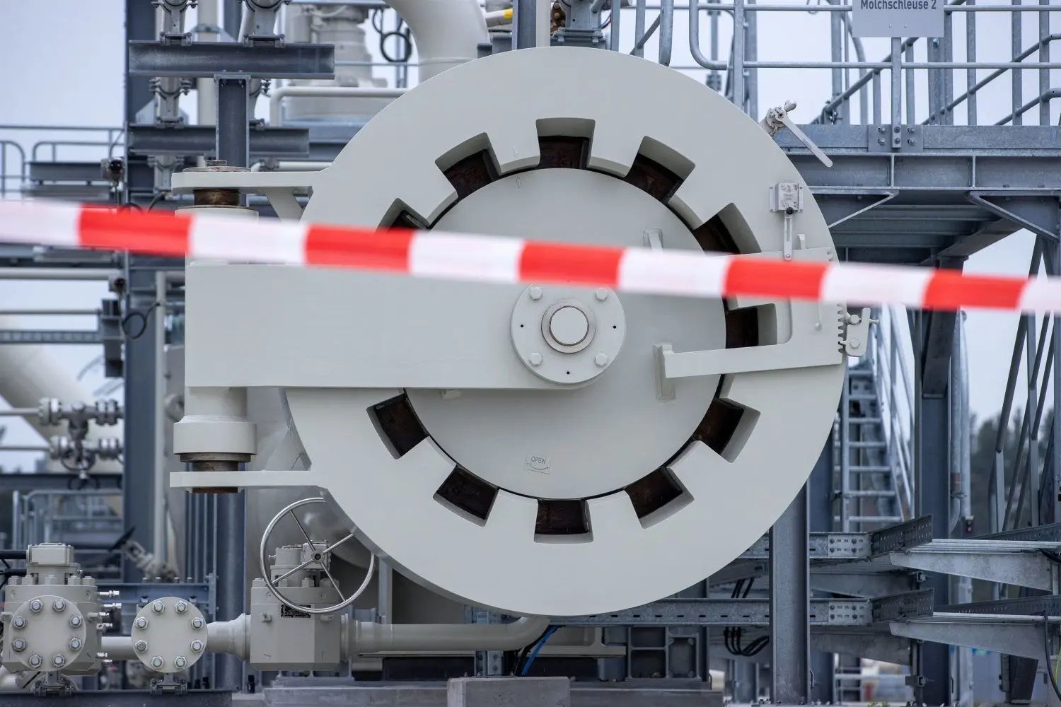 Wird in absehbarer Zeit nicht in Betrieb gehen: Die Anlandestation der Gaspipeline Nord Stream 2 in Lubmin in Mecklenburg-Vorpommern.⇥