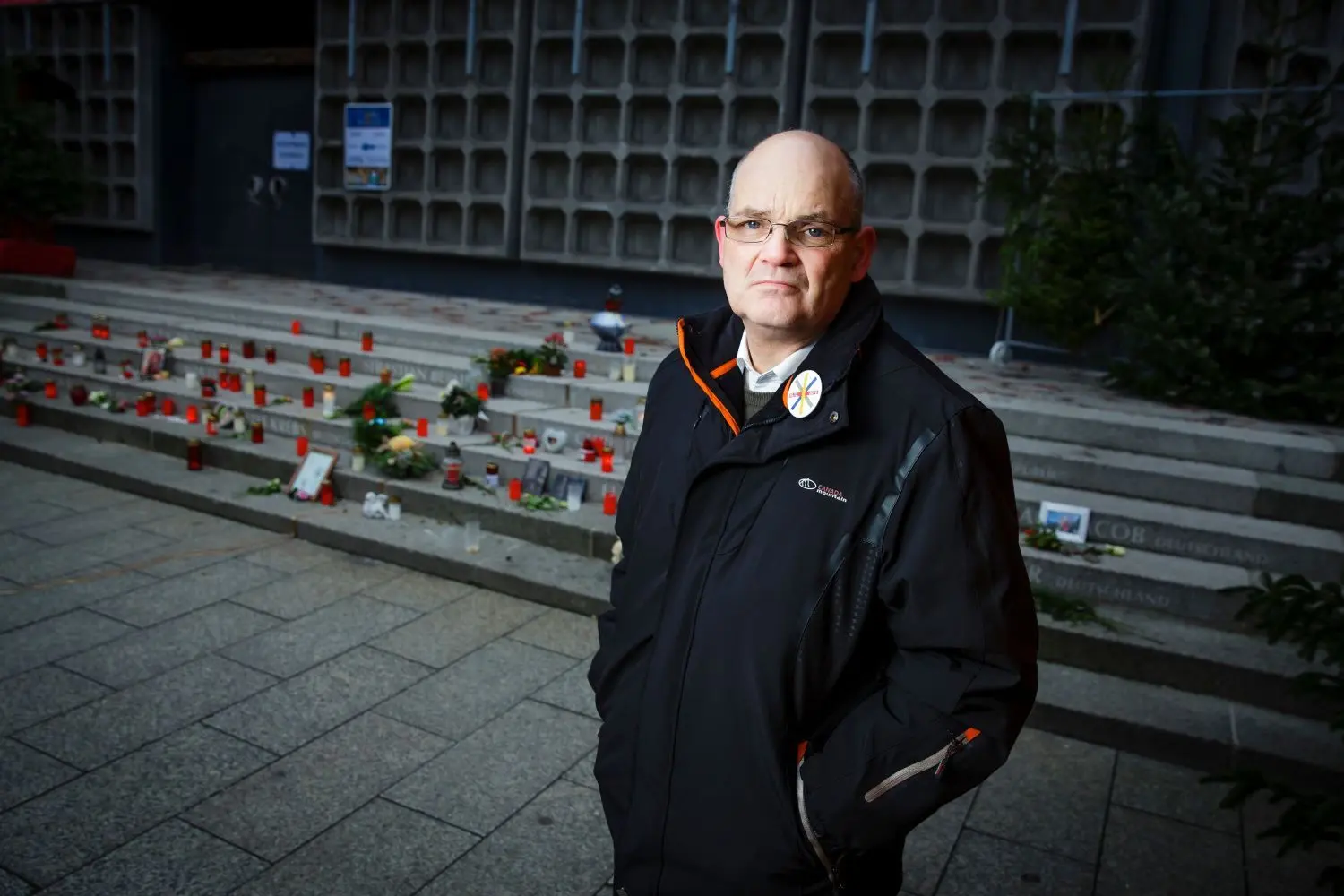 Wenn Andreas Schwartz die Gedenkstätte vor der Gedächtniskirche besucht, kommen die Erinnerungen hoch.⇥