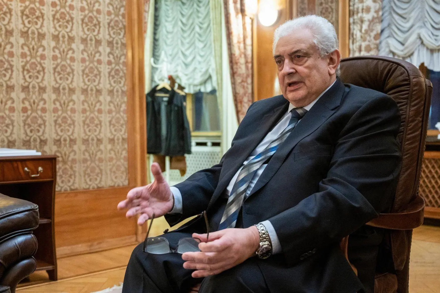 „Niemand will, dass es zu einem militärischen Konflikt zwischen Russland und der Nato kommt“, sagt Sergej Netschajew, russischer Botschafter in Deutschland.