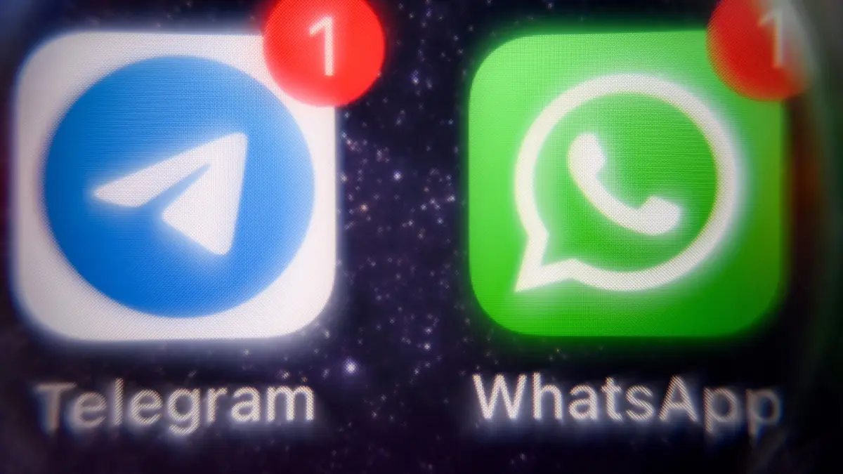 (FILES) (FILES) This picture taken on March 23, 2022 shows the mobile messaging and call service Telegram logo and US instant messaging software Whatsapp logo on a smartphone screen in Moscow. Messaging services Telegram and WhatsApp experienced large-scale outages in Russia on August 21, 2024, the country's official media regulator Roskomnadzor said.
Telegram chief executive Pavel Durov is to appear in court on August 25, 2024 after being arrested by at a Paris airport for offences related to his popular messaging app, sources told AFP. (Photo by AFP)