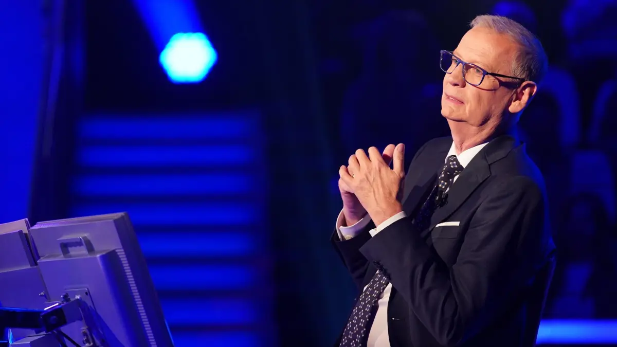Günther Jauch +++ Die Verwendung des sendungsbezogenen Materials ist nur mit dem Hinweis und Verlinkung auf RTL+ gestattet. +++
