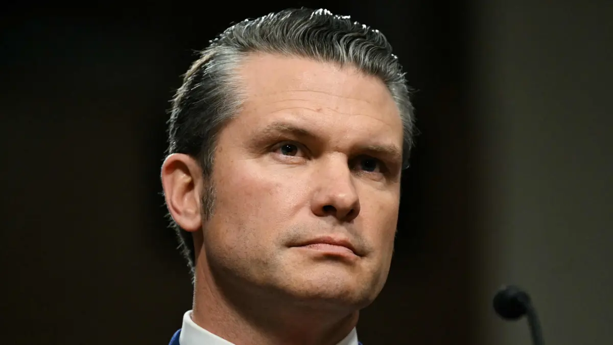 (FILES) Pete Hegseth, US President-elect Donald Trump's nominee for Defense Secretary, listens at the start of his confirmation hearing before the Senate Armed Services Committee on Capitol Hill on January 14, 2025 in Washington, DC. US Vice President JD Vance cast the tie-breaking vote to confirm former Fox News personality Pete Hegseth as US secretary of defense on January 24, 2025 -- despite allegations of alcohol abuse, sexual misconduct and other concerns about his qualifications to lead the Pentagon. (Photo by SAUL LOEB / AFP)