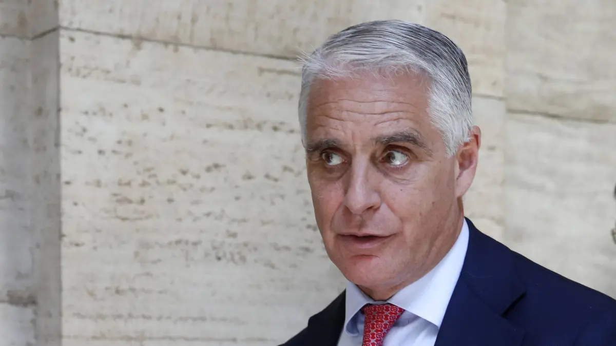 Unicredit CEO Andrea Orcel, at the annual meeting of the Bank of Italy. Rome Italy, May 31th, 2023 ROMA Italy - ZUMAm169 20230531_zac_m169_102 Copyright: xMassimoxDixVitax