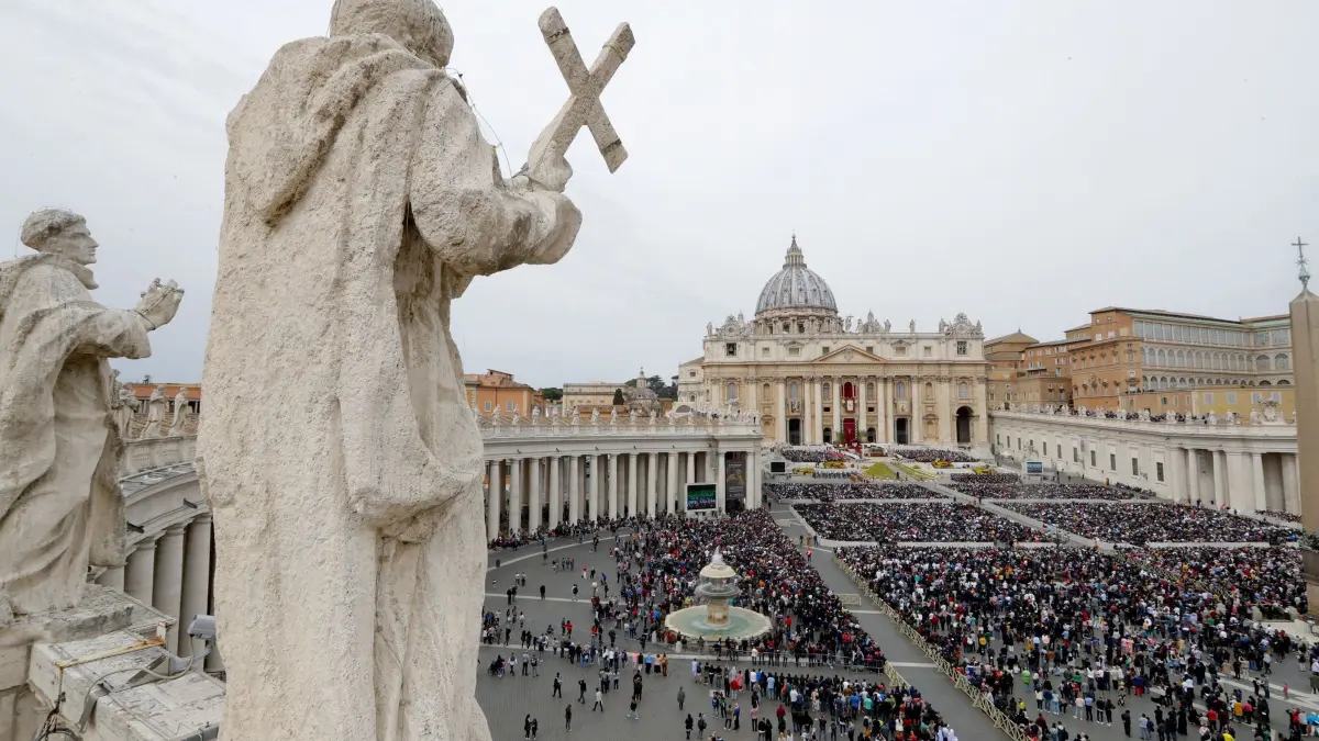 Heilige Messe zu Ostern mit Papst Franziskus