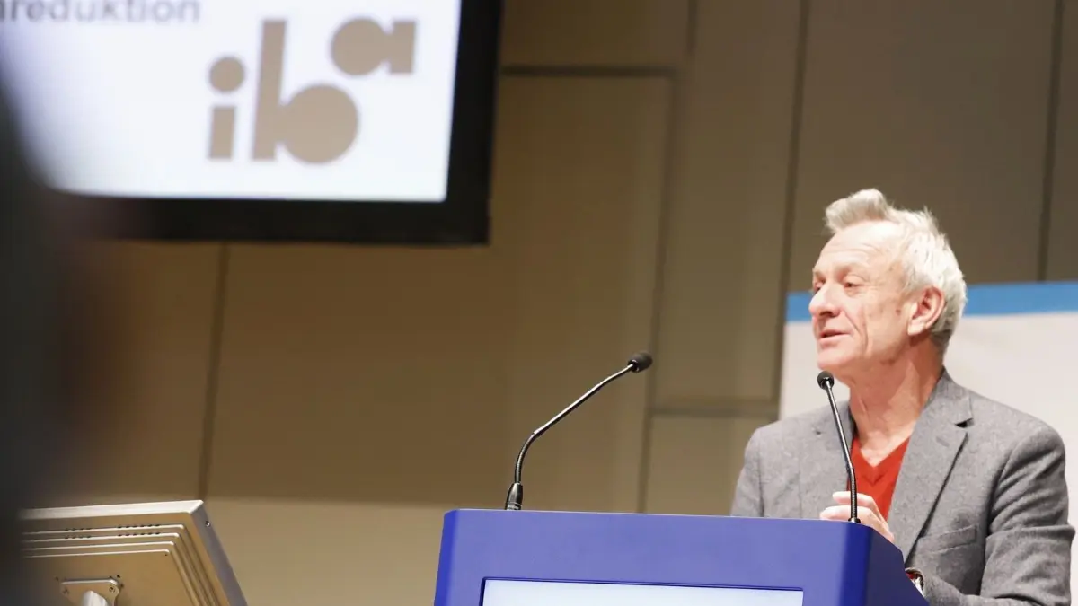 IBA Intendant Andreas Hofer bei der 119. Mitgliederversamlung von Haus und Grund