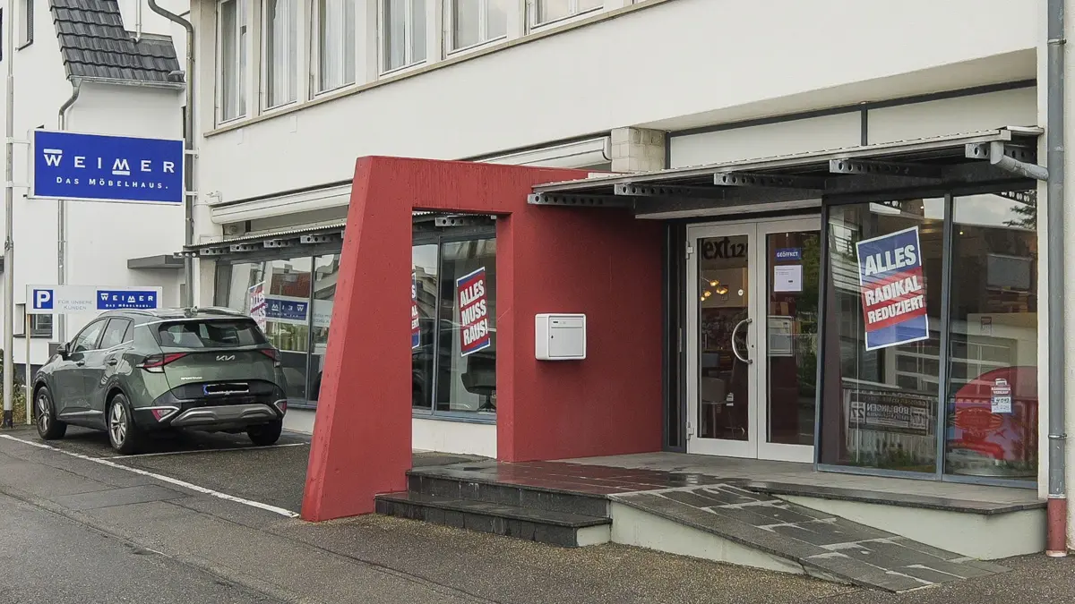 Einzelhandel in Leonberg: Das Möbelhaus Weimer muss schließen