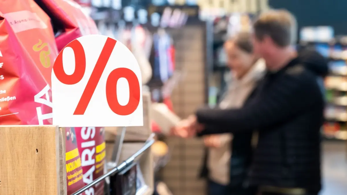 Rabatte im Supermarkt
