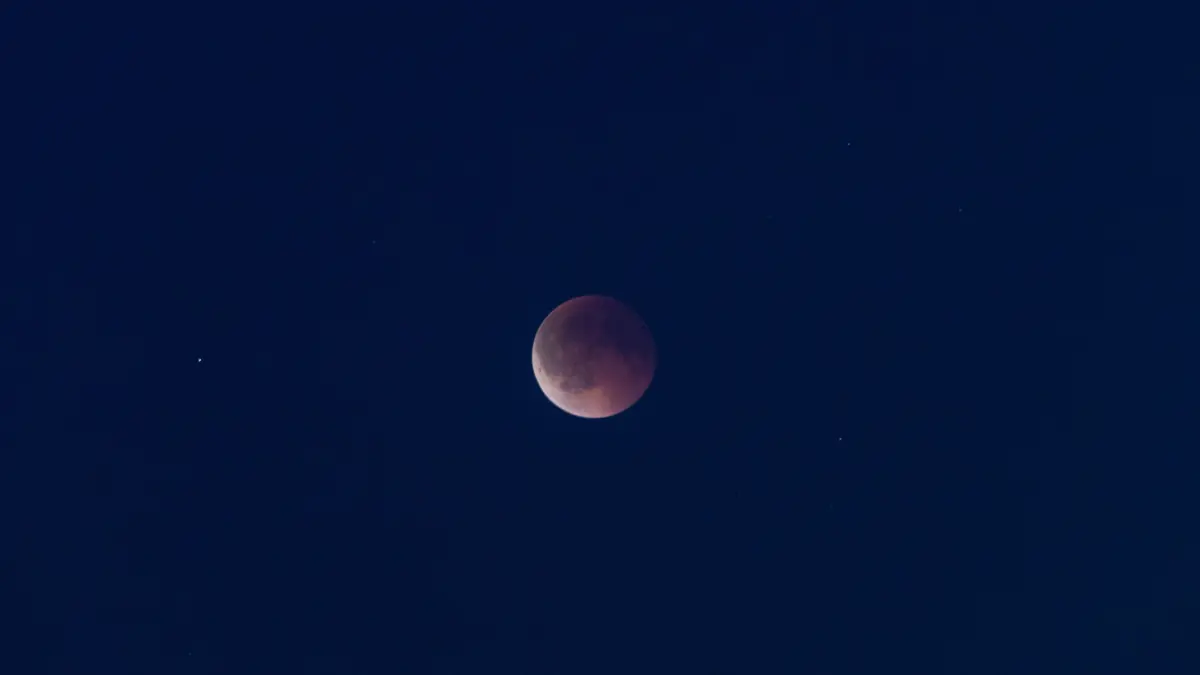 Auch die Menschen in Stockholm konnten die Mondfinsternis sehen.