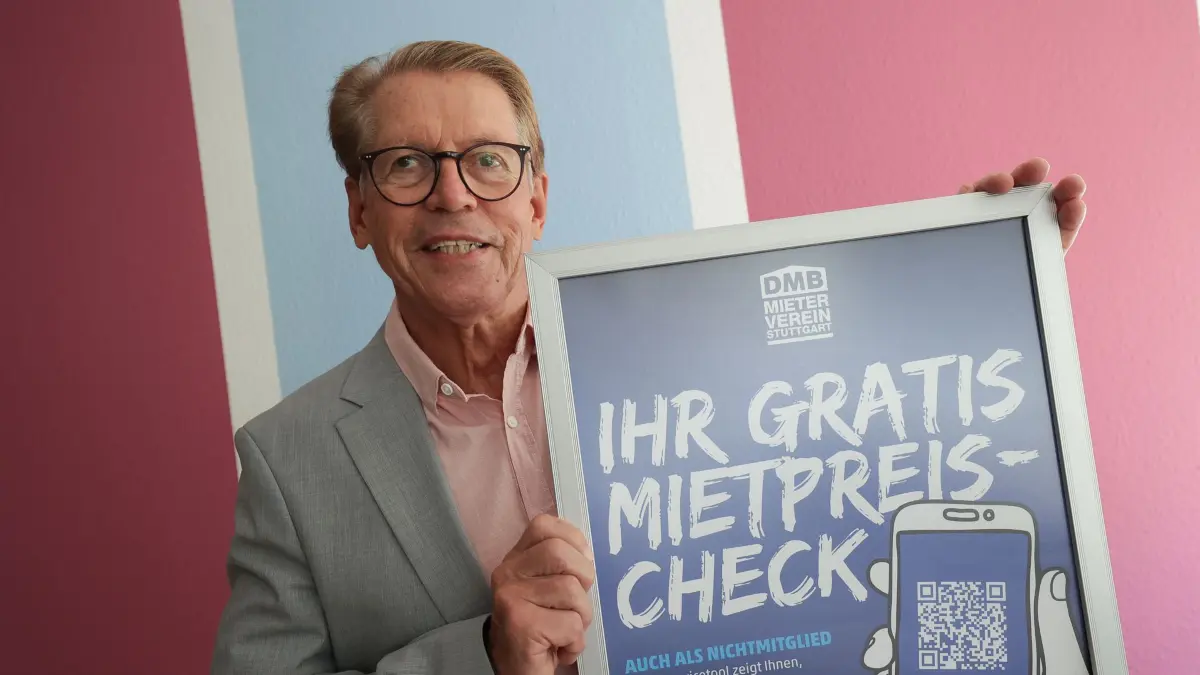 Porträt Rolf Gaßmann Vorstandsvorsitzender des deutschen Mieterbunds. DMB