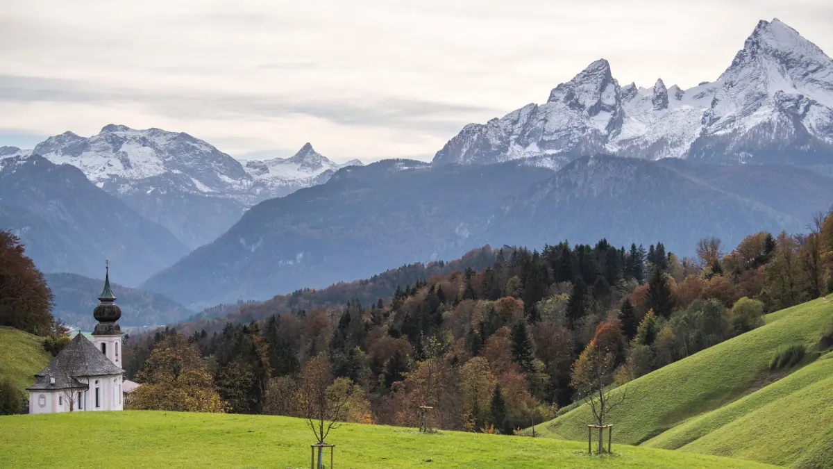 Der Watzmann in Bayern landet auf Platz 3 der größten Berge Deutschlands.