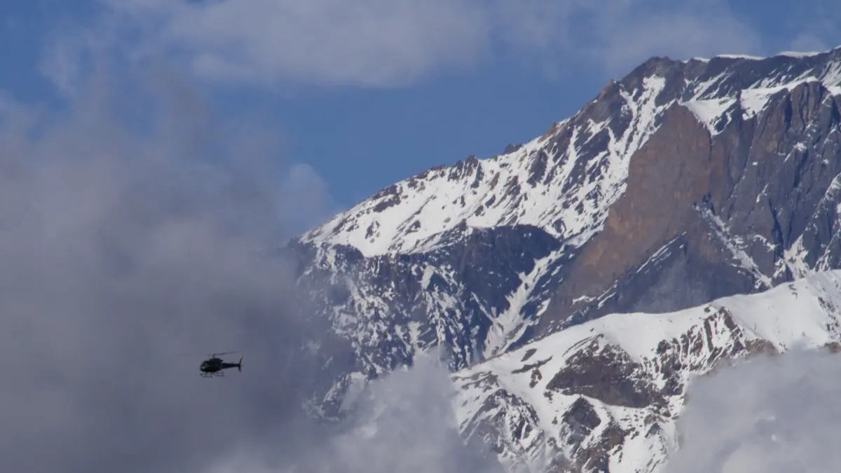 Annapurna I in Nepal landet auf Platz 10 der höchsten Berge der Welt.