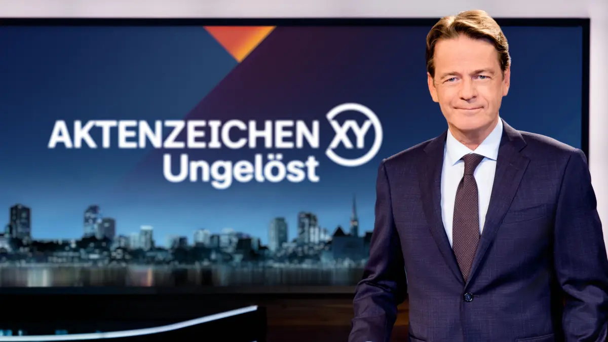 Moderator Rudi Cerne präsentiert die Fahndungssendung „Aktenzeichen XY... Ungelöst“ im ZDF.