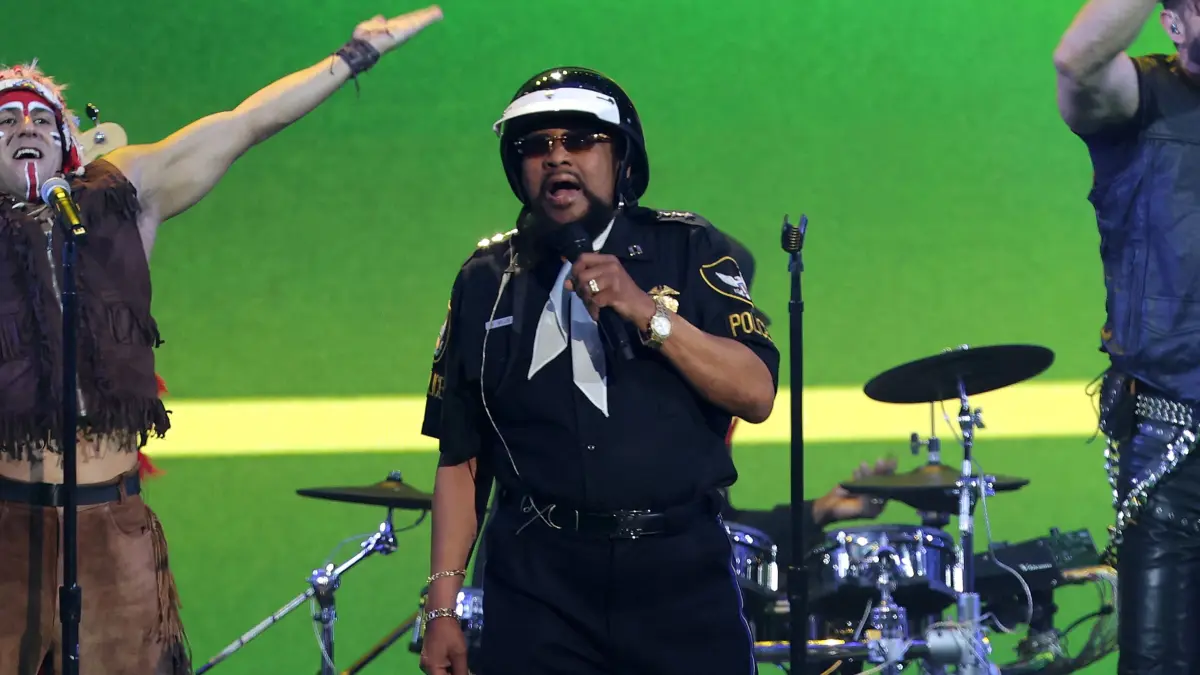 FIFA World Cup 2026 Official Draw: WASHINGTON, DC - DECEMBER 05: Victor Willis of the Village People performs during the FIFA World Cup 2026 Official Draw at John F. Kennedy Center for the Performing Arts on December 05, 2025 in Washington, DC. Kevin Dietsch/Getty Images/AFP (Photo by Kevin Dietsch / GETTY IMAGES NORTH AMERICA / Getty Images via AFP)