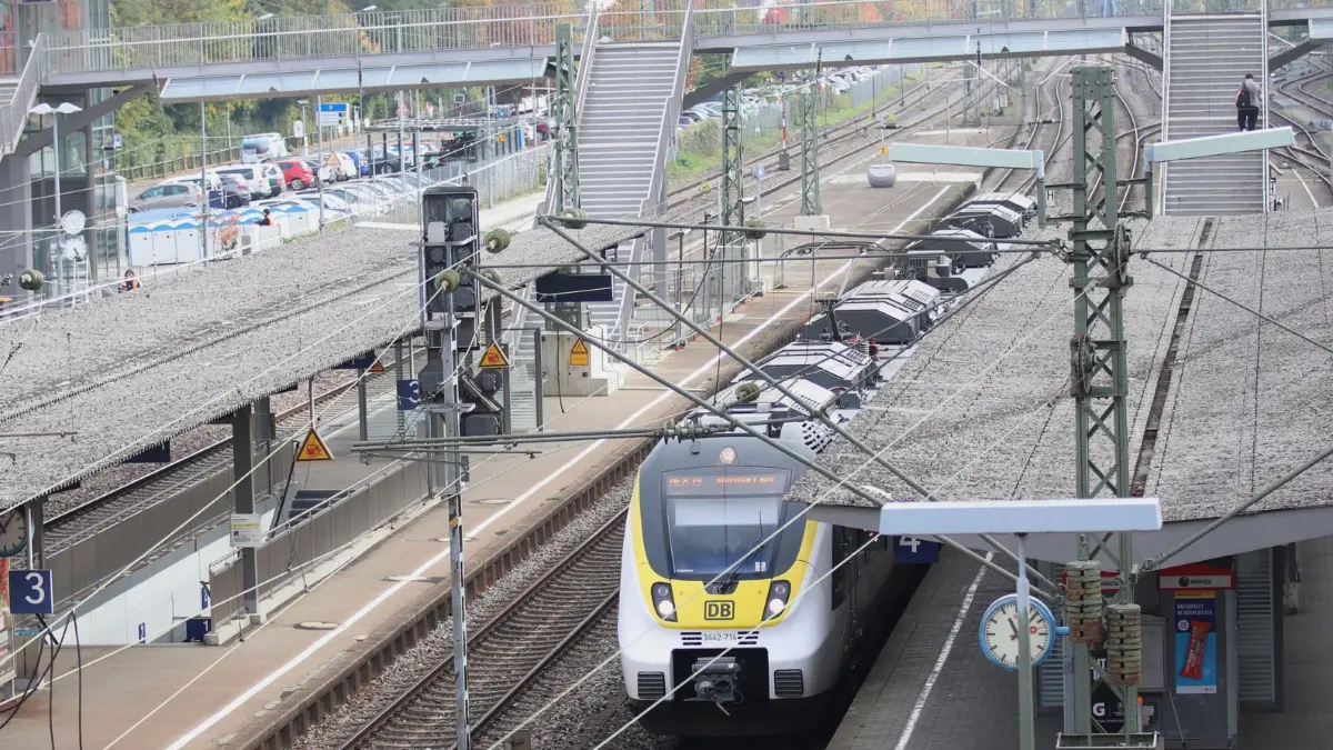 Bahnhof Backnang Zug Regionalexpress