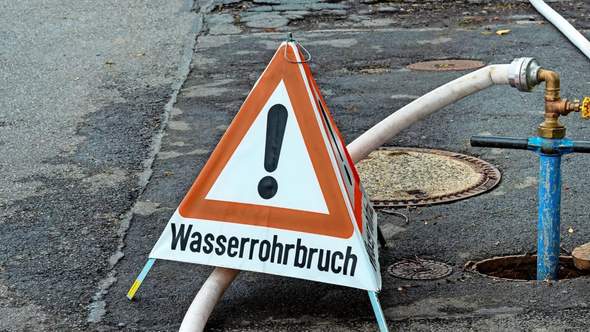 Wasserrohrbruch
