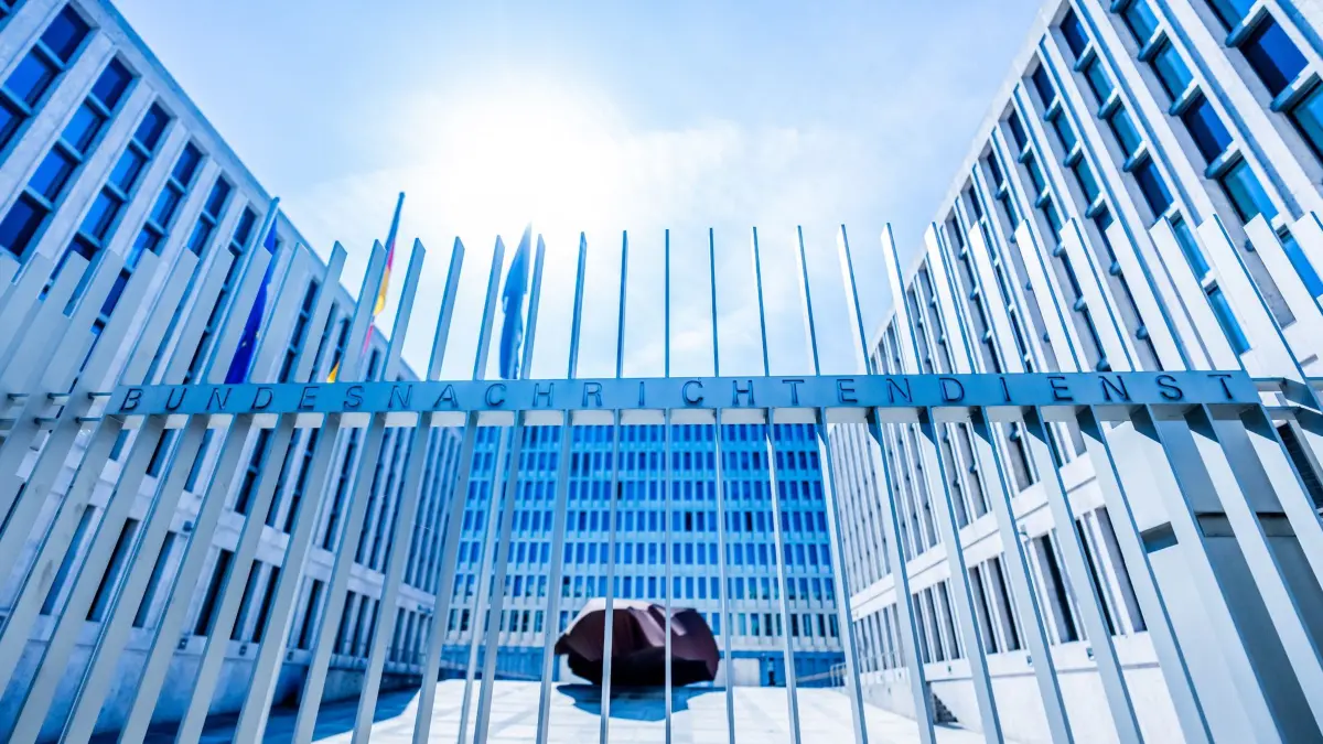 Bundesnachrichtendienst: 23.04.2026, Berlin: Blick auf die BND Zentrale des Bundesnachrichtendienstes, des deutschen Auslandsgeheimdienst. Foto: Michael Kappeler/dpa +++ dpa-Bildfunk +++