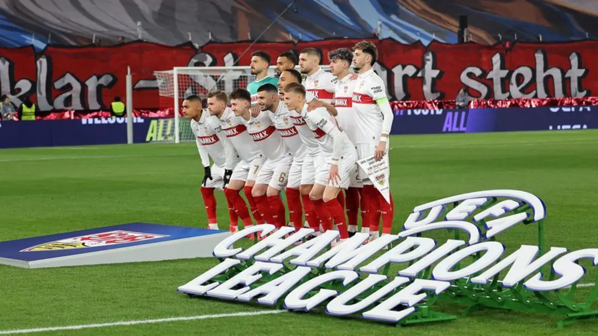 Der VfB Stuttgart spielte zuletzt in der Saison 2024/2025 in der Champions League.