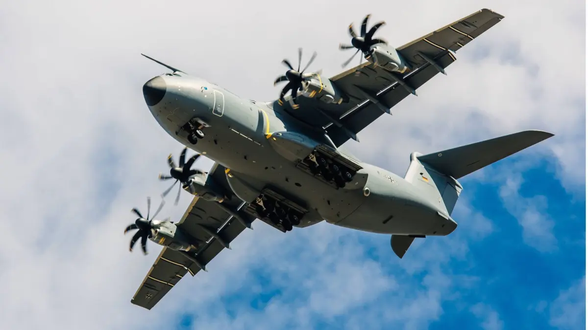 Ein Airbus A400M der Luftwaffe: Ein solches Flugzeug war am Donnerstag im Zollernalbkreis zu sehen und deutlich zu hören.