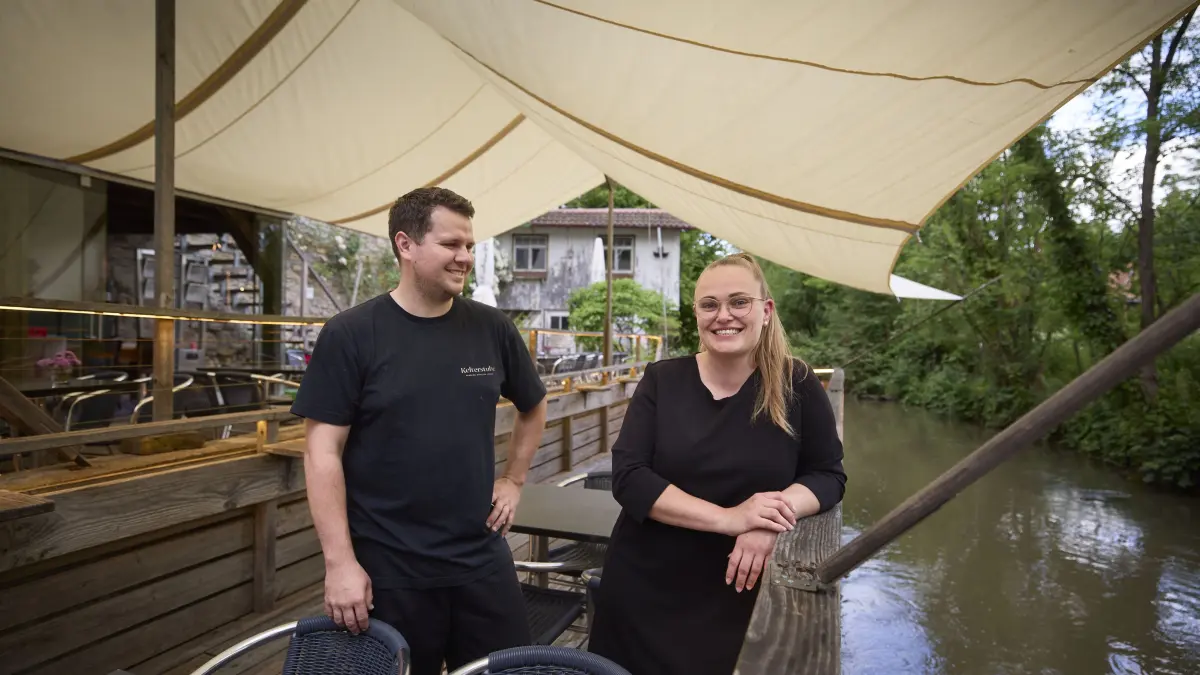KEINEN AUSSCHNITT MACHEN Gerberstuben: KEINEN AUSSCHNITT MACHEN
Waiblingen, DEU, 04.06.2026
Gerberstuben, Jacqueline Salzmann und Felix Szichta
No model release. Kein Einverständnis für Werbung, keine Weitergabe an Dritte.
Abgebildete Personen haben der Veröffentlichung in der STZN zugestimmt.