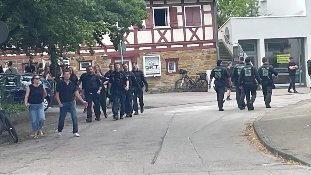 Polizei Donzdorf Demo