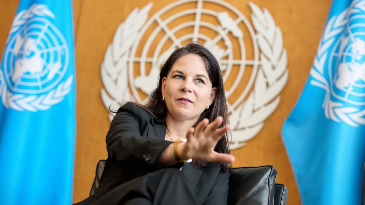 Annalena Baerbock bei der UN