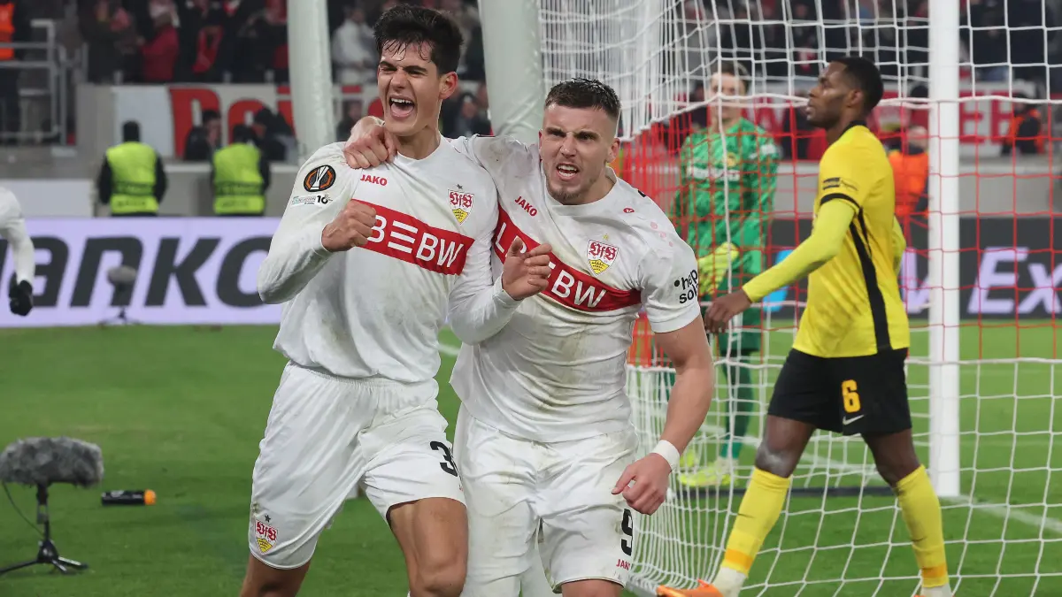 Im Januar gewann der VfB in der Europa League durch ein spätes Tor von Chema (links) mit 3:2 gegen die Young Boys Bern. Der Sieg wirkt sich - wie alle anderen auf internationaler Ebene auch - jahrelang finanziell aus.