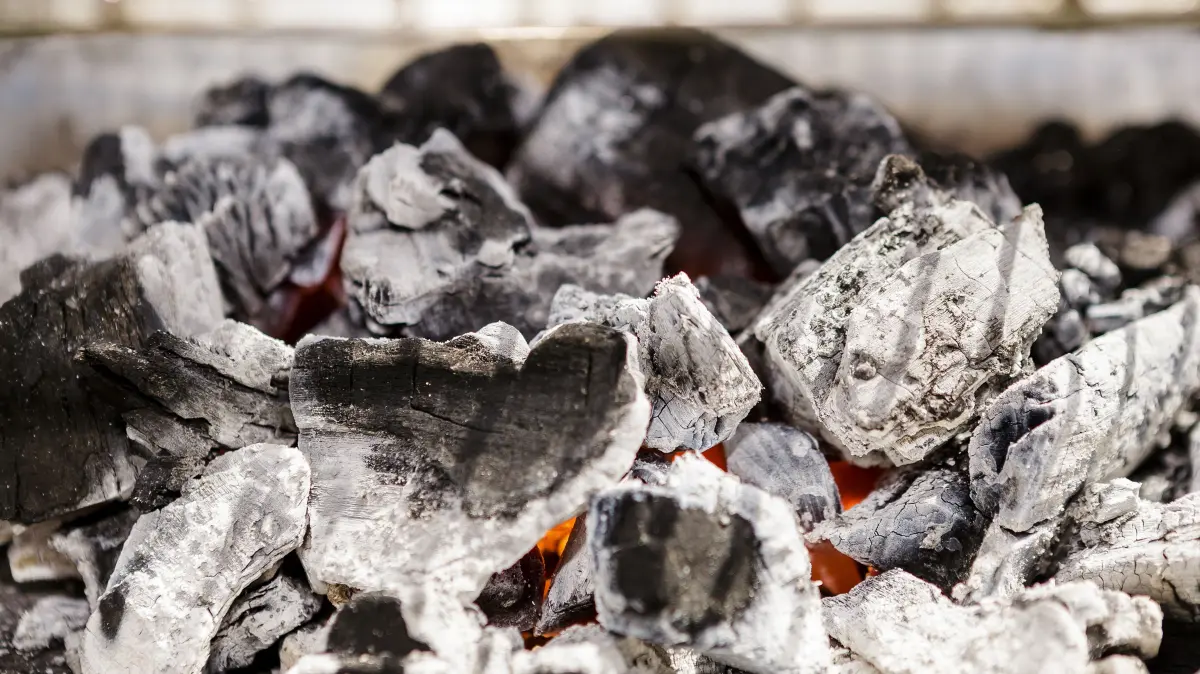 ILLUSTRATION - Auf heißen Kohlen: Wie befeuert man den Grill gesund und nachhaltig? (zu dpa: «Vom Rauch bis zur Asche: Nachhaltiger Umgang mit Grillkohle») Foto: Monique Wüstenhagen/dpa-tmn - Honorarfrei nur für Bezieher des dpa-Themendienstes +++ dpa-Themendienst +++