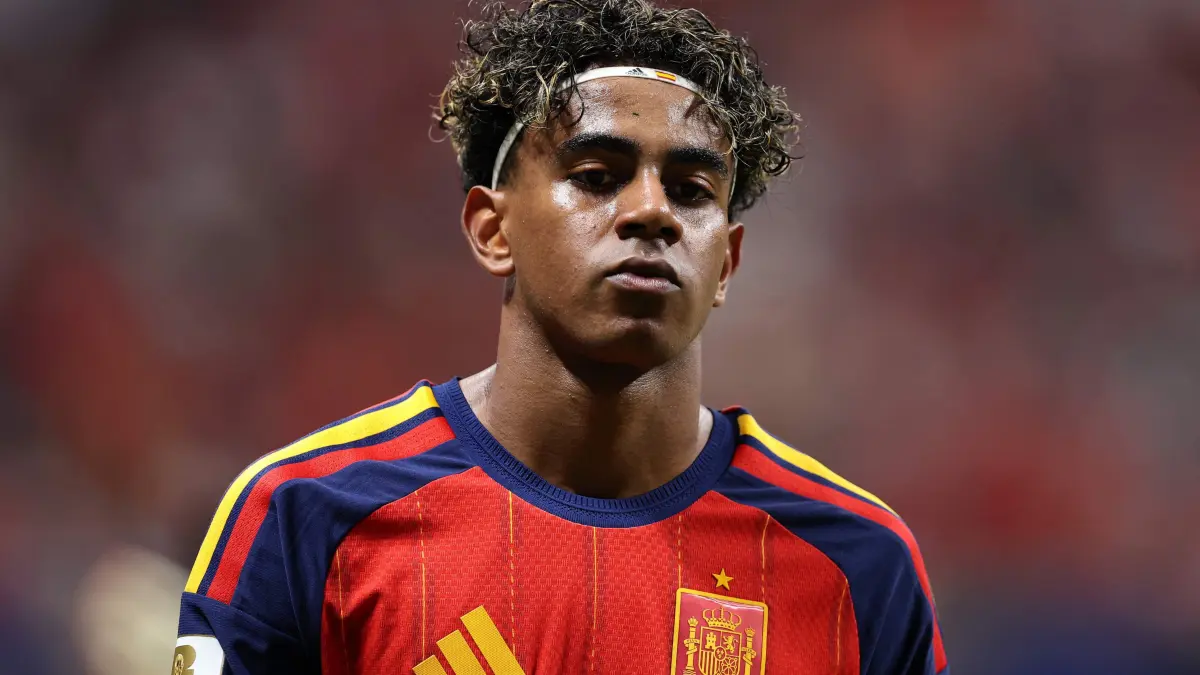 Spain v Saudi Arabia: Group H - FIFA World Cup 2026: ATLANTA, GEORGIA - JUNE 21: Lamine Yamal #19 of Spain during the FIFA World Cup 2026 Group H match between Spain and Saudi Arabia at Atlanta Stadium on June 21, 2026 in Atlanta, Georgia. Justin Setterfield/Getty Images/AFP (Photo by Justin Setterfield / GETTY IMAGES NORTH AMERICA / Getty Images via AFP)