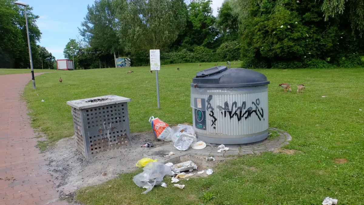 Auch in diesen Zonen am Max-Eyth-See darf wegen des Grillverbots ab sofort nicht mehr gegrillt werden.
