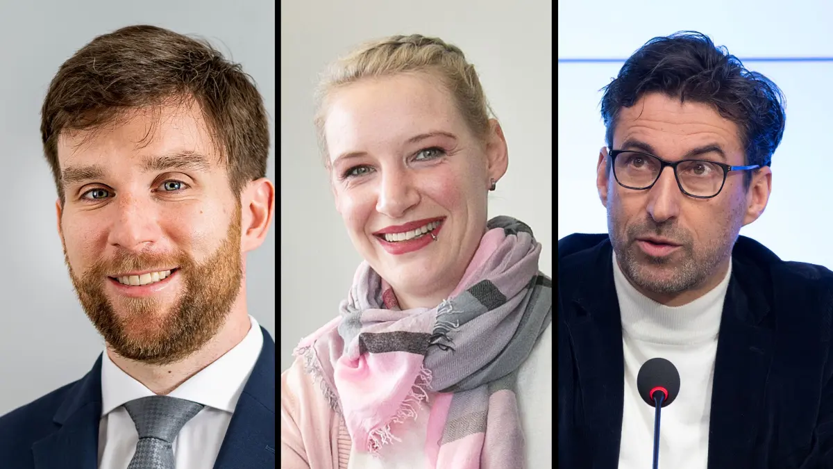 Bei der digitalen Abendkonferenz waren Fabian Müller, Christiane Krieger und Matthias Klopf zu Gast.