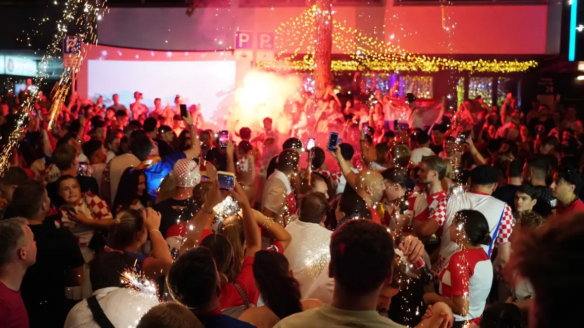 WM 2026 - Kroatische Fans in Stuttgart