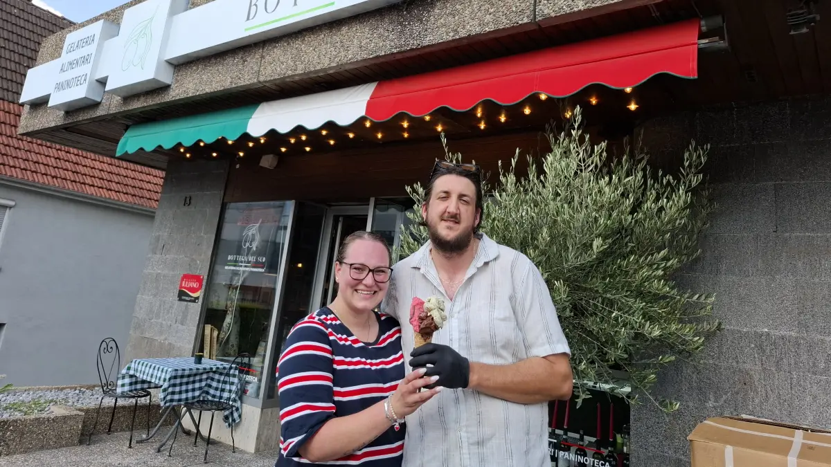 Die Betreiber der Bottega del Sud in Steinheim eröffnen eine Eisdiele in Korwestheim