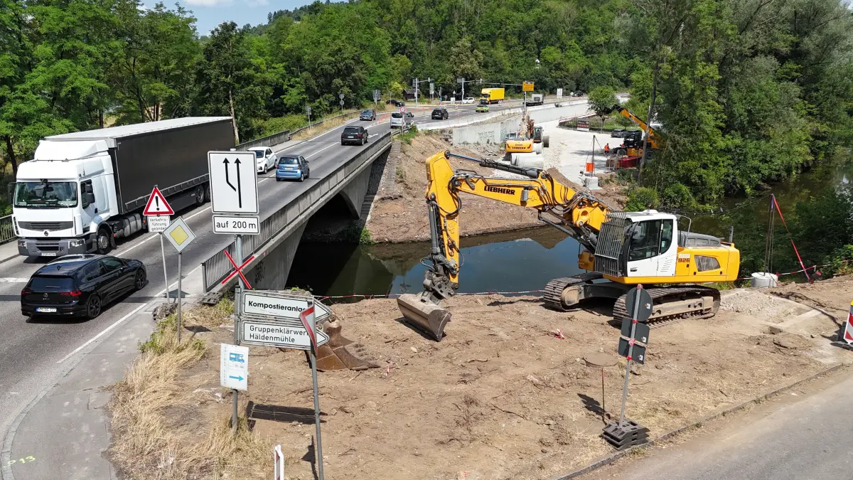 Marbach Brücke nach Murr
