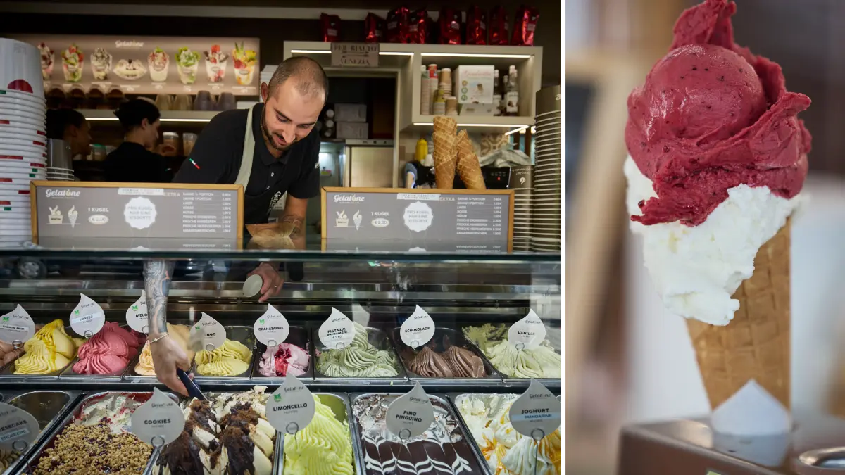 KEINEN AUSSCHNITT MACHEN Eisdiele Da Sergio : KEINEN AUSSCHNITT MACHENWaiblingen, DEU, 25.06.2026Eisdiele Da Sergio No model release. Kein Einverständnis für Werbung, keine Weitergabe an Dritte.Abgebildete Personen haben der Veröffentlichung in der STZN zugestimmt.