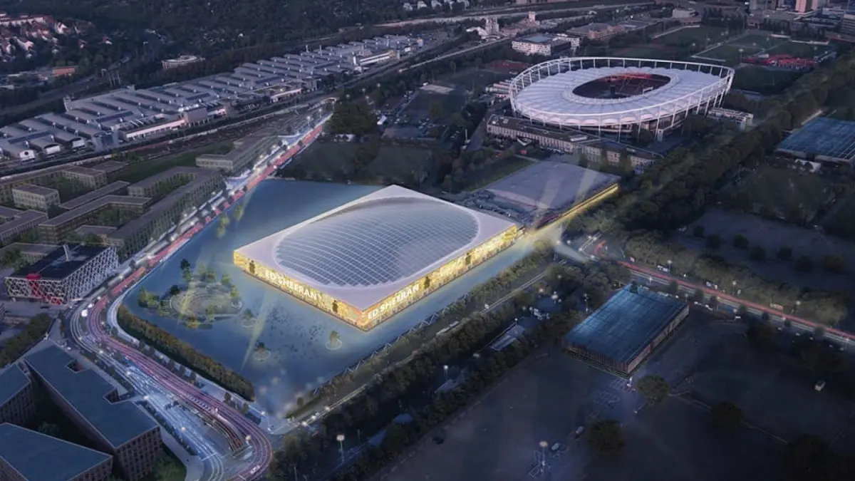 Rendering neue Schleyerhalle Stuttgart