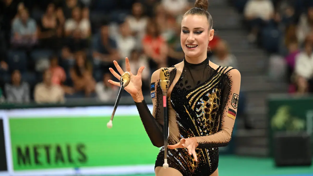 OTHER - Gymnastics - European Championships in Rhythmic gymnastics, Rhythmische Sportgymnastik, RSG Photo by IPA/ABACAPRESS.COM85155674 - VARFOLOMEEV Darja GER during European Championships in Rhythmic Gymnastics, Gymnastics in Varna, Bulgaria, May 29 2026 Varna Bulgaria PUBLICATIONxNOTxINxFRAxUK Copyright: xIPAxSport/ABACAx