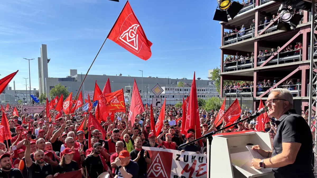 IG Metall Protest Mercedes Sindelfingen, Ergun Lümali