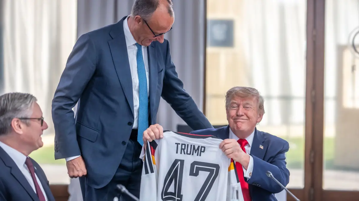 Bundeskanzler Merz und US-Präsident Trump