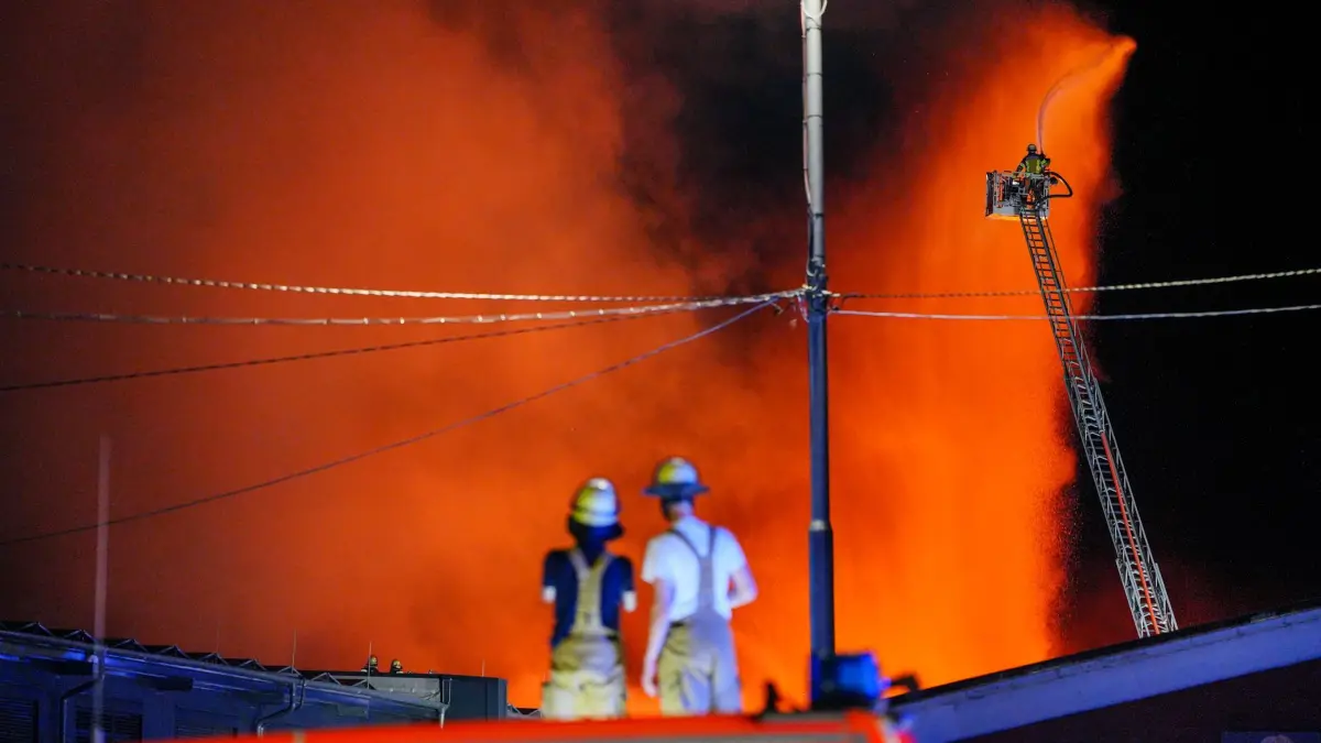 Großbrand in Stuttgart