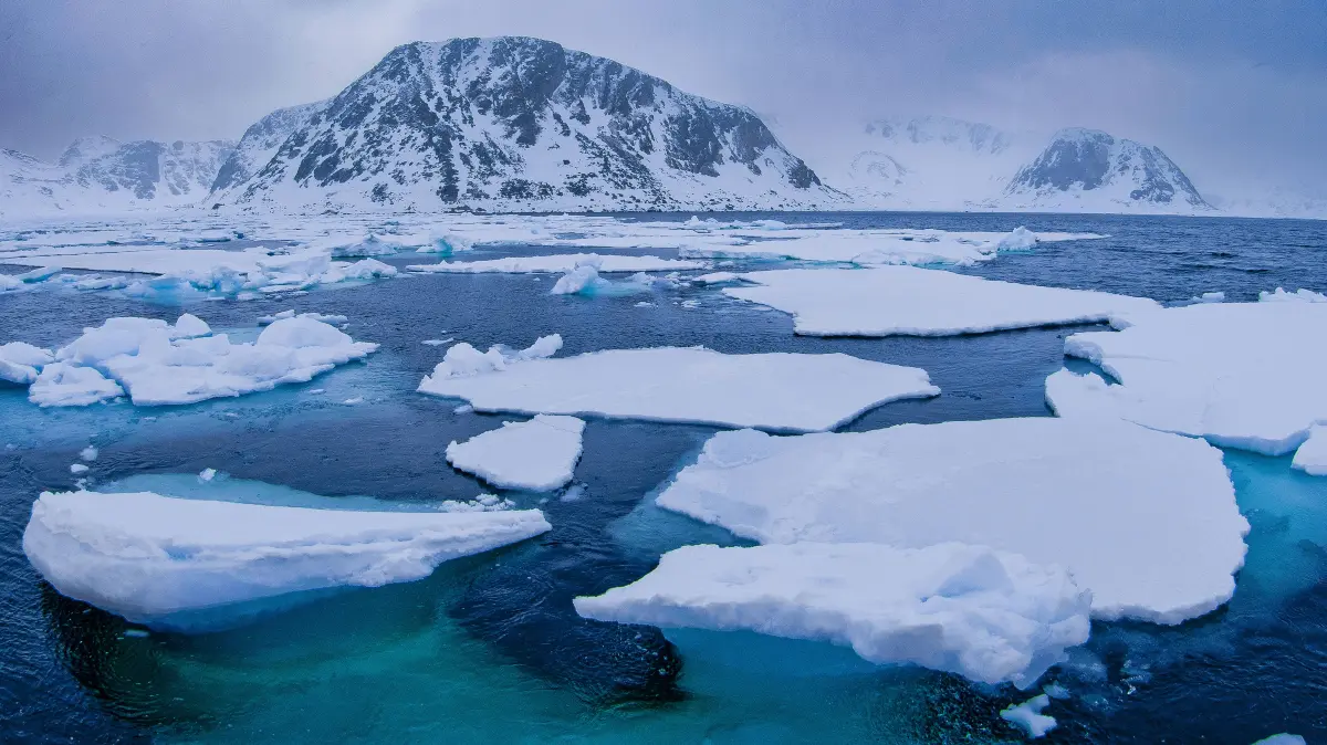 Treibeis vor Spitzbergen