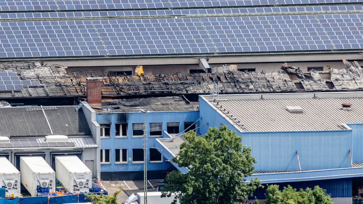 Nach dem Großbrand am Stuttgarter Großmarkt
