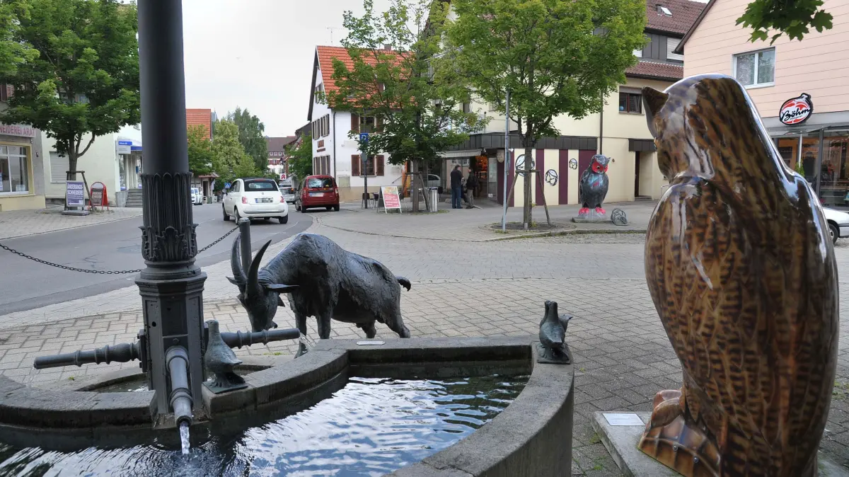 Kreuzung Tübinger Straße Schlossstraße Holzgerlingen