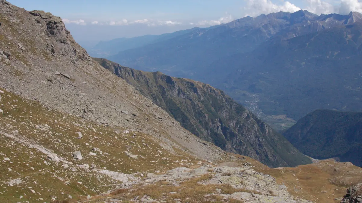 Col de Clapier, mit Blick auf Turin.
