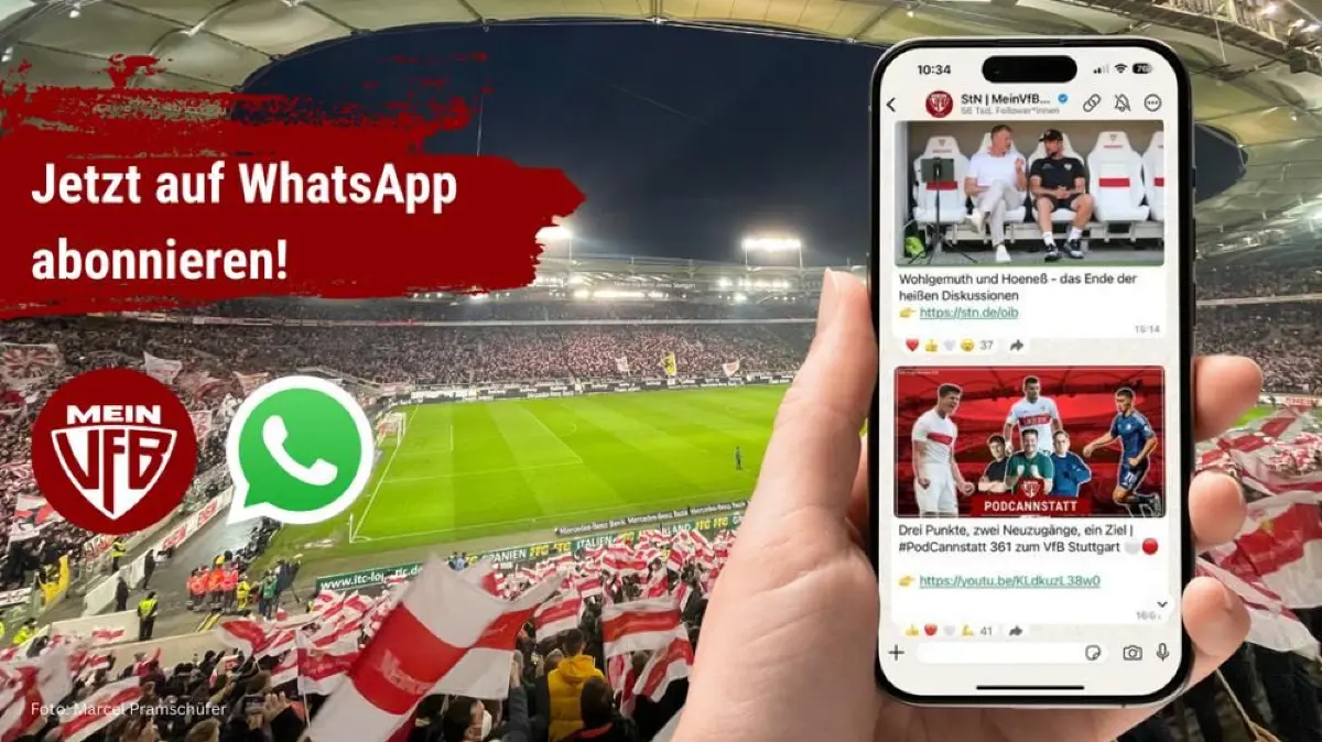 MeinVfB auf WhatsApp