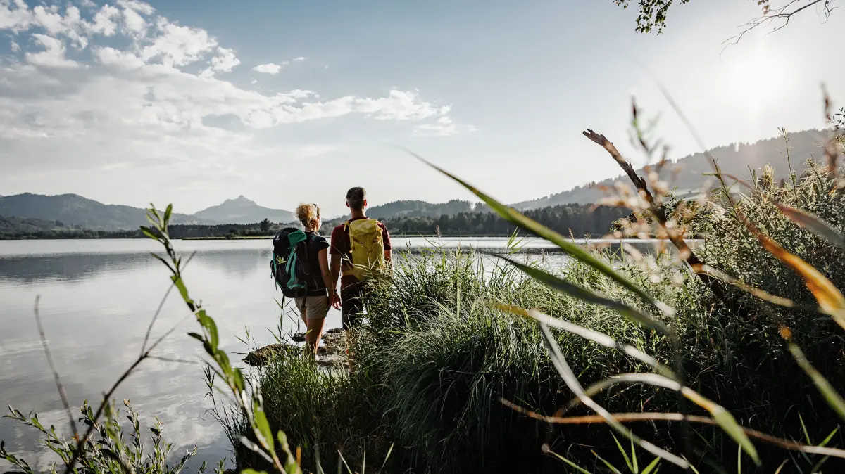 Wandertrilogie Allgäu: Von Nesselwang nach Oy Mittelberg - Grüntensee.